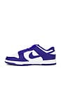 view 5 of 6 Nike Dunk Low Retro in White, Concord, & University Red