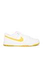 view 1 of 6 Dunk Low Retro Sneaker in White, University Gold, & Summit White