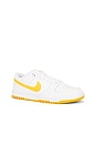 view 2 of 6 Dunk Low Retro Sneaker in White, University Gold, & Summit White