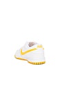 view 3 of 6 Dunk Low Retro Sneaker in White, University Gold, & Summit White