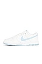 view 5 of 6 Dunk Low Retro Sneaker in White, Light Armory, Blue, & Summit White