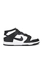 view 1 of 6 Nike Dunk Mid in White & Black