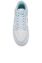 view 4 of 6 Nike Dunk Low Retro Sneaker in White & Glacier Blue