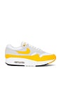 view 1 of 6 Air Max 1 Ess in White, University Gold, & Pure Platinum