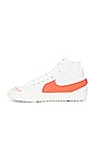 view 5 of 6 Blazer Mid '77 Jumbo in White, Mantra Orange & Sail