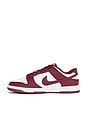 view 5 of 6 Dunk Low Retro in White, Redwood, & Gym Red