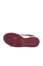 view 6 of 6 Dunk Low Retro in White, Redwood, & Gym Red
