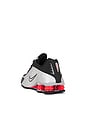 view 3 of 6 Shox R4 Sneakers in Black, Metallic Silver, & Max Orange