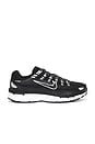 view 1 of 6 P-6000 Sneakers in Black, White, & Metallic Silver