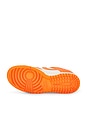 view 6 of 6 Nike Dunk Low Retro Sneakers in Pale Ivory & Safety Orange