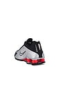 view 3 of 6 Shox R4 Sneakers in Metallic Silver & Black