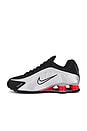 view 5 of 6 Shox R4 Sneakers in Metallic Silver & Black