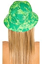 view 2 of 3 NSW Futura Tie Dye Bucket Hat in Laser Blue & Volt