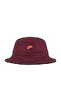 view 2 of 3 NSW Bucket Hat in Dark Beetroot