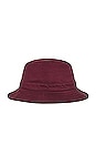 view 3 of 3 NSW Bucket Hat in Dark Beetroot