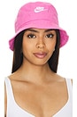 view 1 of 3 Apex Futura Washed Bucket Hat in Playful Pink & White