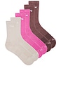 view 1 of 4 Everyday Plus Cushioned 3 Pack Training Crew Socks in Multicolor