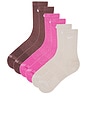view 2 of 4 Everyday Plus Cushioned 3 Pack Training Crew Socks in Multicolor