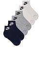 view 1 of 4 Everyday Essential Ankle Socks in Multi-color