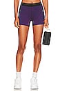 view 1 of 5 Race Essential Tight Short in Vivid Purple, Black, & Bright Crimson