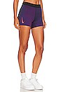 view 2 of 5 Race Essential Tight Short in Vivid Purple, Black, & Bright Crimson