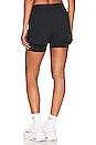 view 4 of 5 Tempo Luxe 2 in 1 Running Short in Black