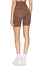 view 3 of 4 7-inch All-over Leopard Print Shorts in Archaeo Brown