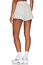 view 3 of 4 One Dri Fit High Rise 3 Inch Short in Light Iron & Reflective Silver