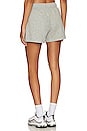 view 3 of 4 Sportswear Phoenix Fleece Mid-rise Shorts in Dark Grey Heather & White