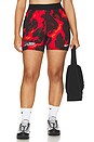 view 2 of 8 X Meg Thee Stallion Pro Short in Black & Light Crimson