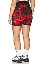 view 6 of 8 X Meg Thee Stallion Pro Short in Black & Light Crimson