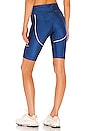 view 3 of 4 Tech Pack Tight Short in Coastal Blue & Reflect Black
