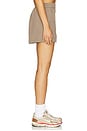 view 2 of 6 Woven Skort in Mink Brown & White