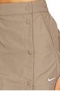 view 6 of 6 Woven Skort in Mink Brown & White