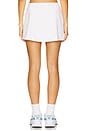 view 4 of 6 Mid-Rise French Terry Mini Skort in Birch Heather