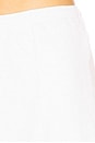view 6 of 6 Mid-Rise French Terry Mini Skort in Birch Heather