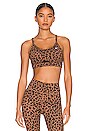 view 1 of 4 Indy Foil Bra in Archaeo Brown