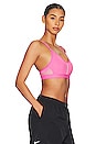view 2 of 5 Indy V Neck Sports Bra in Pinksicle & White