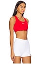 view 2 of 4 Sport Bra in University Red & White
