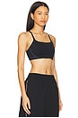 view 2 of 4 Light-Support Lightly Lined Sports Bra in Black & Navy