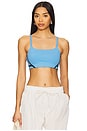 view 1 of 4 Light-Support Lightly Lined Sports Bra in University Blue & Black
