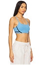 view 2 of 4 Light-Support Lightly Lined Sports Bra in University Blue & Black