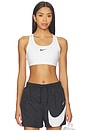 view 1 of 4 Padded Sports Bra in White, Stone Mauve, & Black