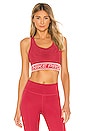 view 1 of 5 Swoosh Mesh NP Pad Sports Bra in Brick, Washed Coral & Pink Quartz