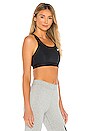 view 2 of 4 Swoosh Band Sports Bra in Black & White