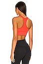 view 3 of 4 Swoosh Long Line Bra in Chili Red