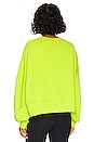 view 3 of 4 Essential Crewneck Pullover in Atomic Green