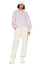 view 4 of 4 Fleece Crewneck Sweatshirt in Doll & Sail