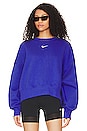 view 1 of 4 SWEAT FLEECE CREWNECK in Lapis & Blackened Blue