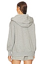 view 4 of 5 Sportswear Phoenix Fleece Oversized Zip Up Hoodie in Dark Grey Heather & Sail
